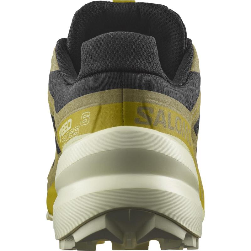 Pánska trailová obuv Salomon SPEEDCROSS 6 Black / Cress Green / Transparent Yellow