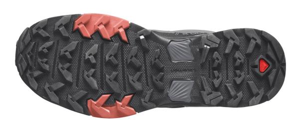 Dámska rozšírená outdoorová obuv Salomon X ULTRA 4 WIDE GTX W Alloy / Burn
