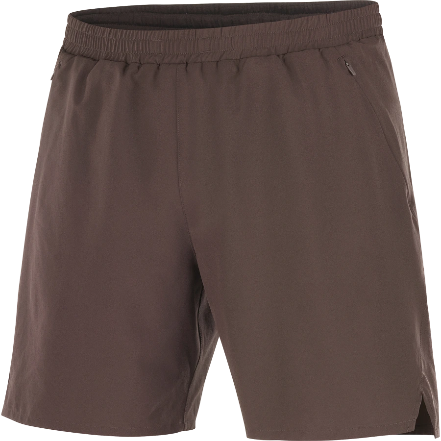 Bežecké nohavice Salomon SHKout C 2IN1 SHTS 7'' M Coffee Bean