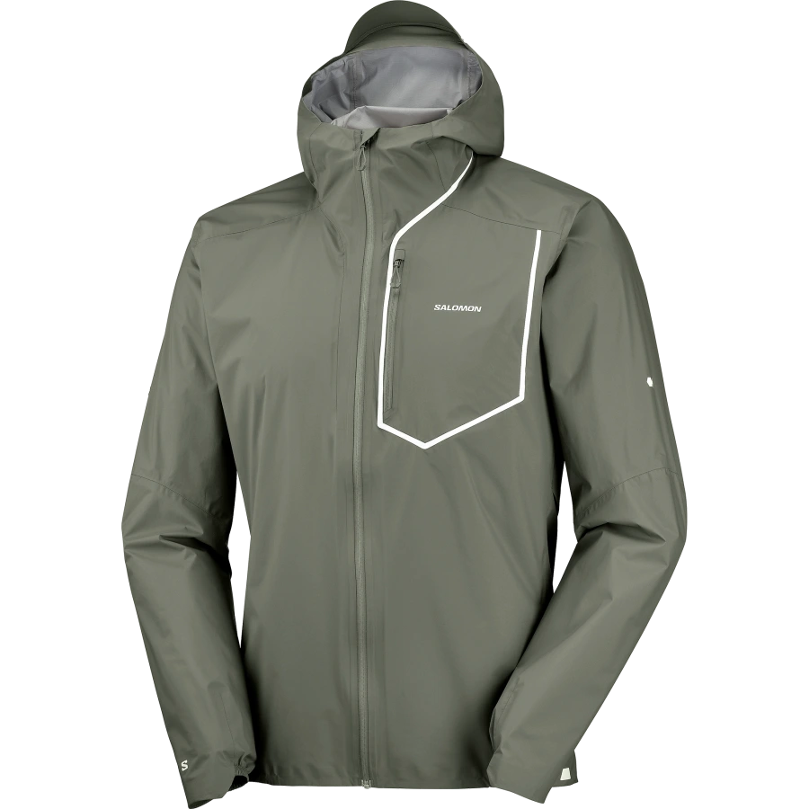 Bežecká bunda Salomon BONATTI PRO JKT M CASTOR GRAY