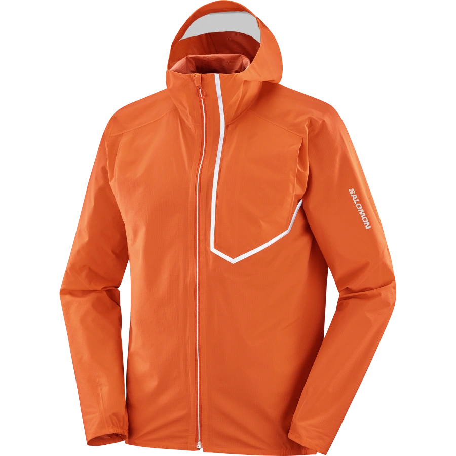 Bežecká bunda Salomon BONATTI TRAIL JKT M CHERRY TOMATO