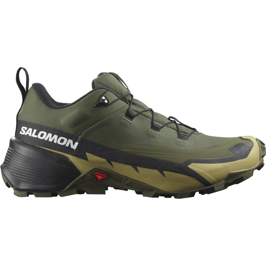 Pánska hikingová obuv Salomon CROSS HIKE GTX 2 Olive Night / Black / Gray Green