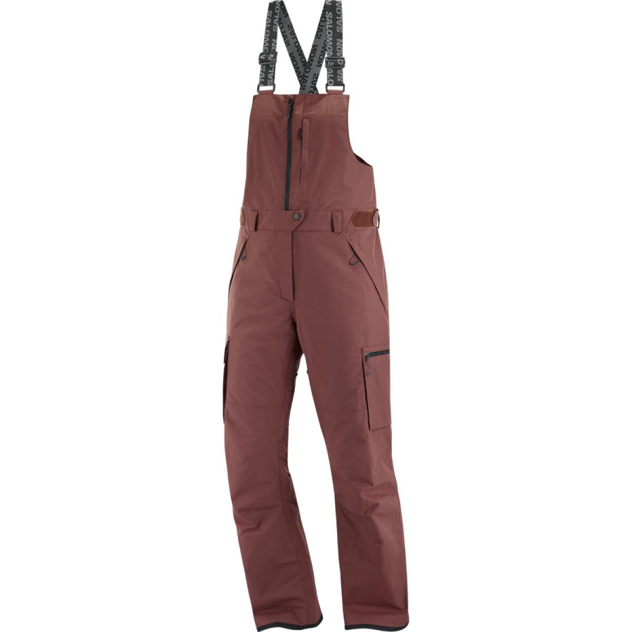 Oteplovačky BASHLEY BIB PANT W RUM RAISIN