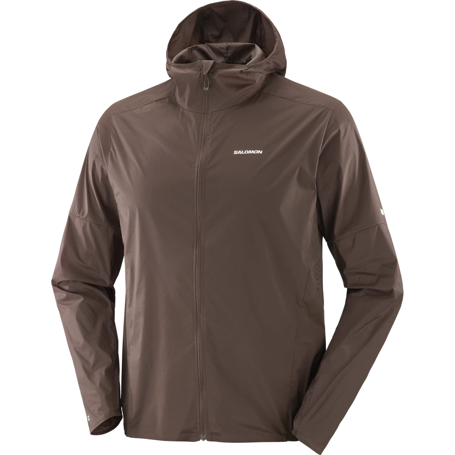 Bežecká bunda Salomon SENSE AERO WIND JKT M Coffee Bean