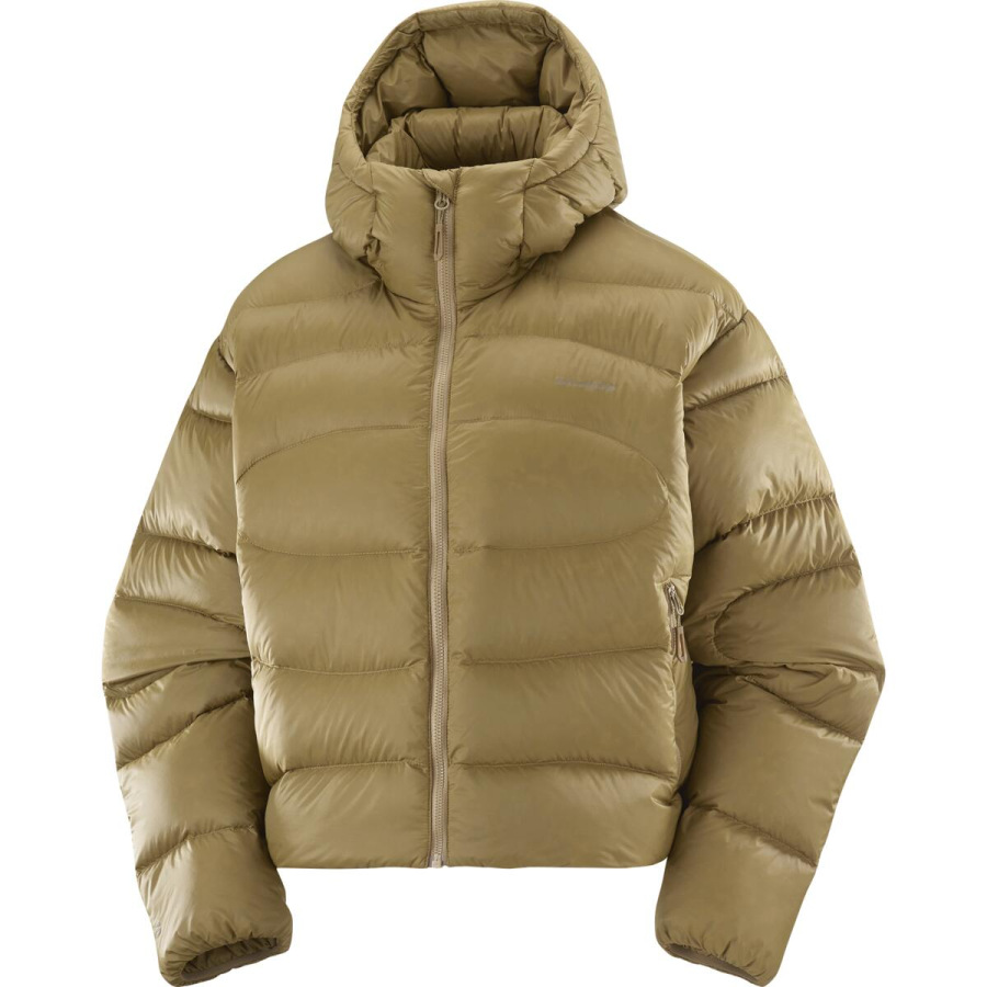 Bunda SALOMON OUTLINE NOV CROP DOWN W BRILLIANT OLIVE