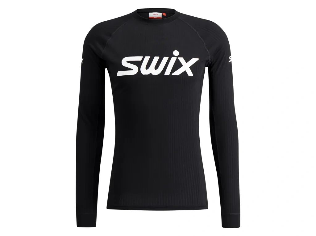 Pánske funkčné tričko Swix RaceX Classic Long Sleeve M - black/white