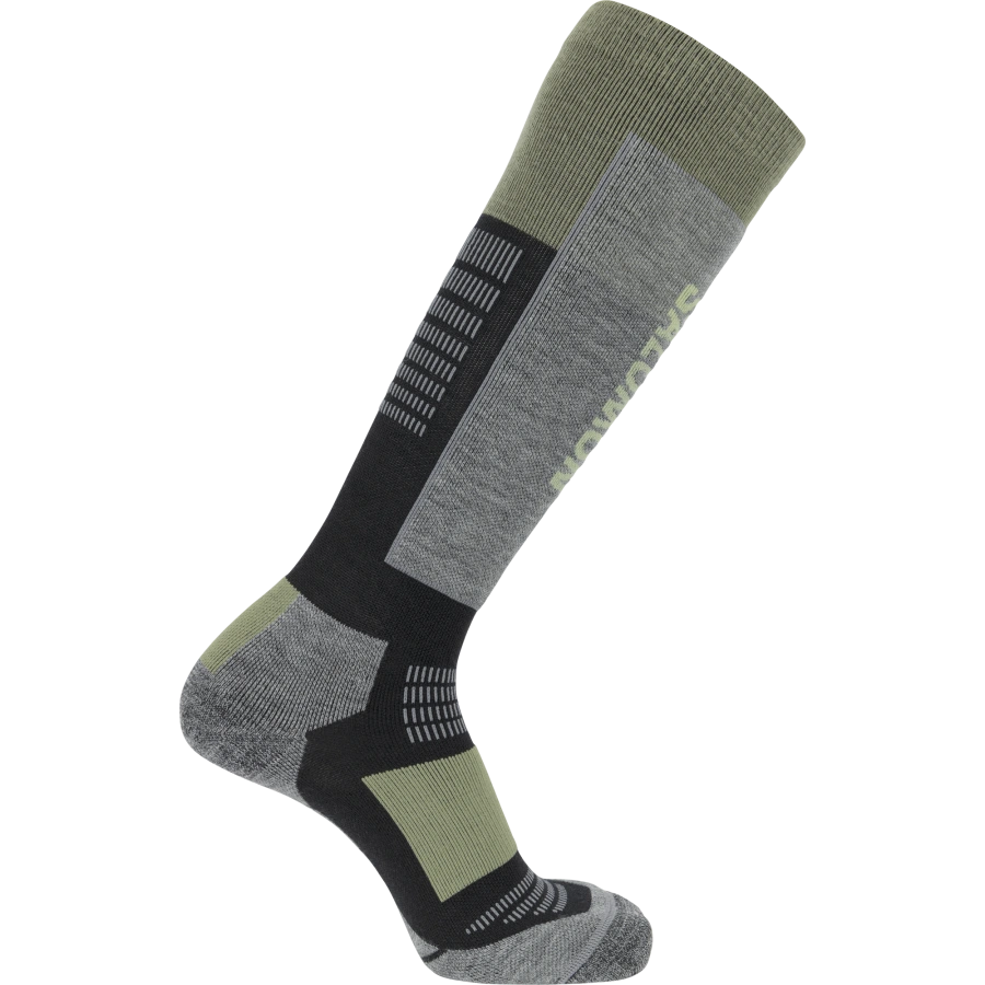 Ponožky Salomon S/BLAZE BLACK / Oil Green