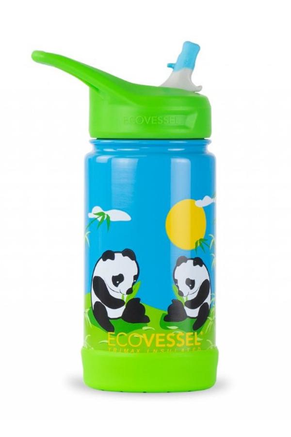 Detská nerezová termofľaša Eco Vessel Frost 355 ml - Panda