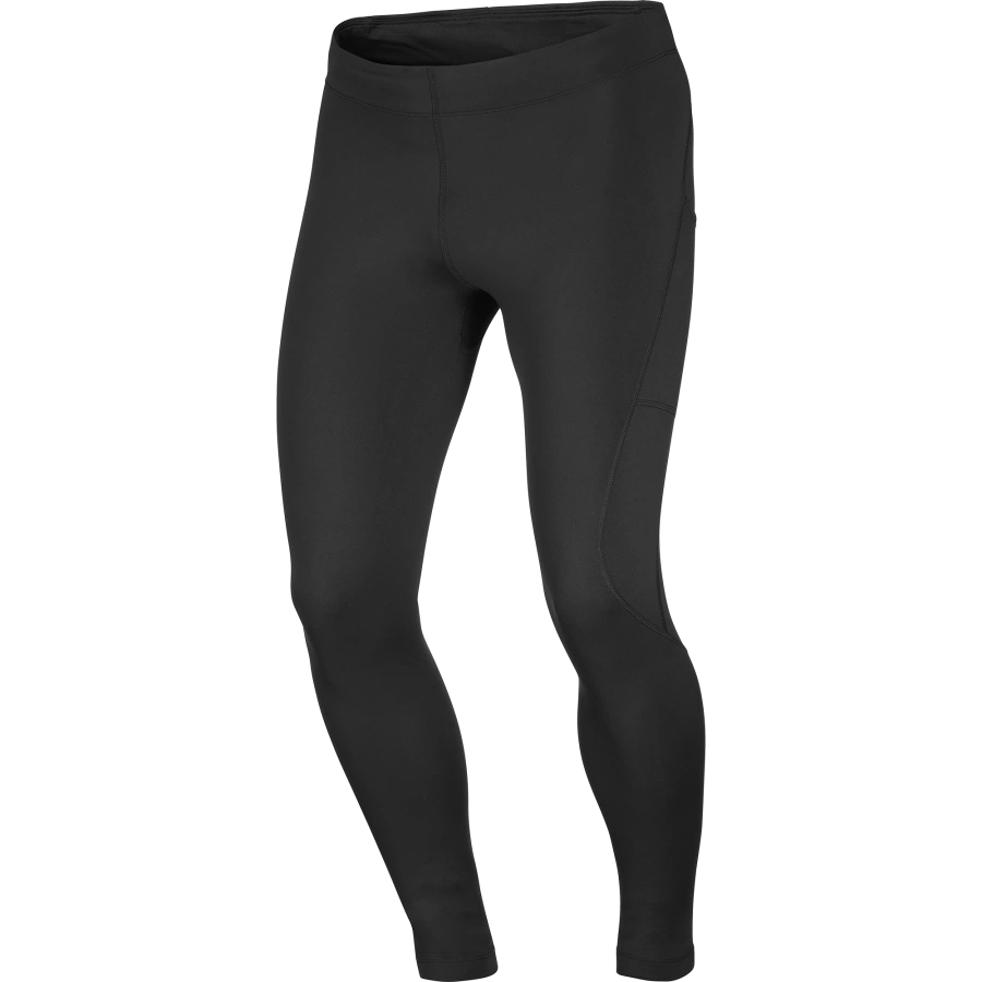 Pánske zateplené nohavice Salomon SHKout CORE WARM TIGHTS Deep Black