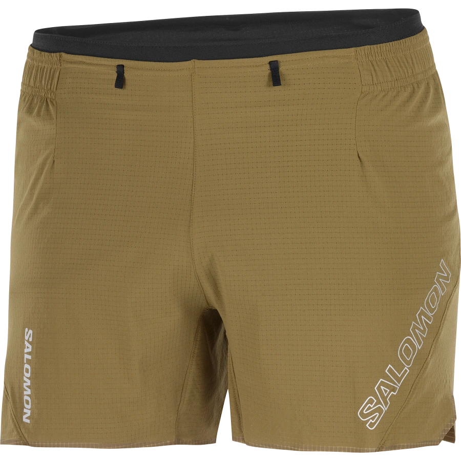 Pánske bežecké trenky Salomon SENSE AERO 5'' SHORTS M BRILLIANT OLIVE