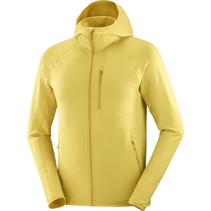 Pánska stredná vrstva Salomon SNTIAL LIGHTWARM HD M CRESS GREEN