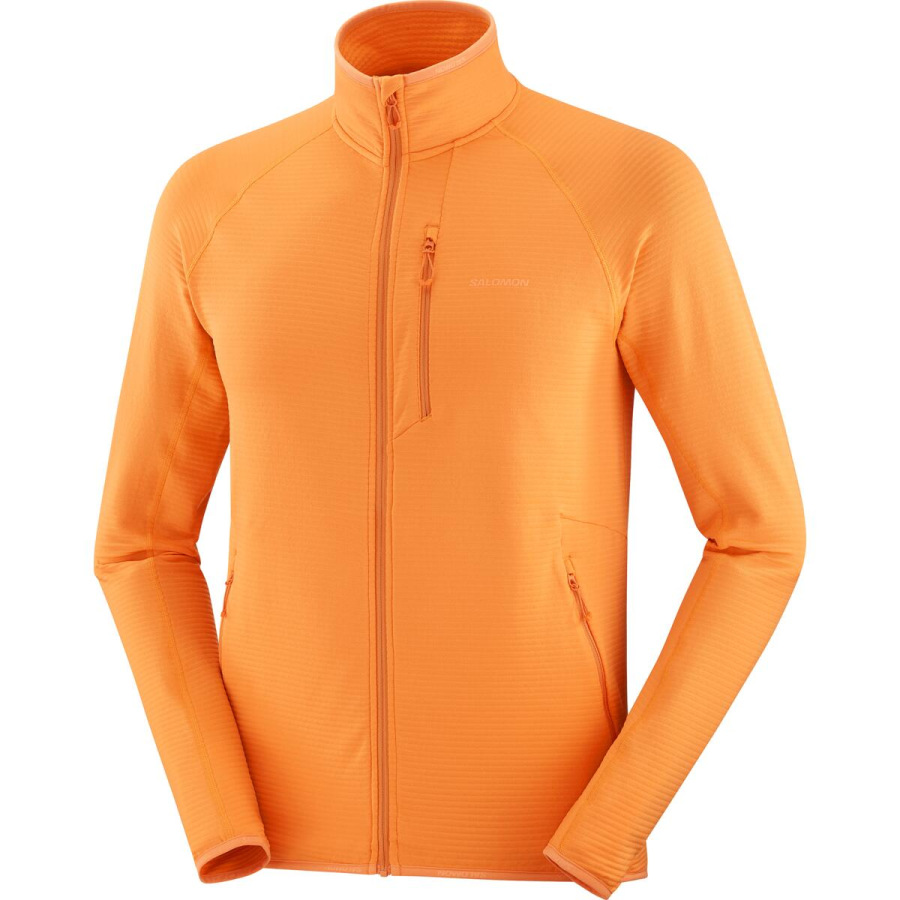 Pánska stredná vrstva Salomon SNTIAL LIGHTWARM FZ Turmeric