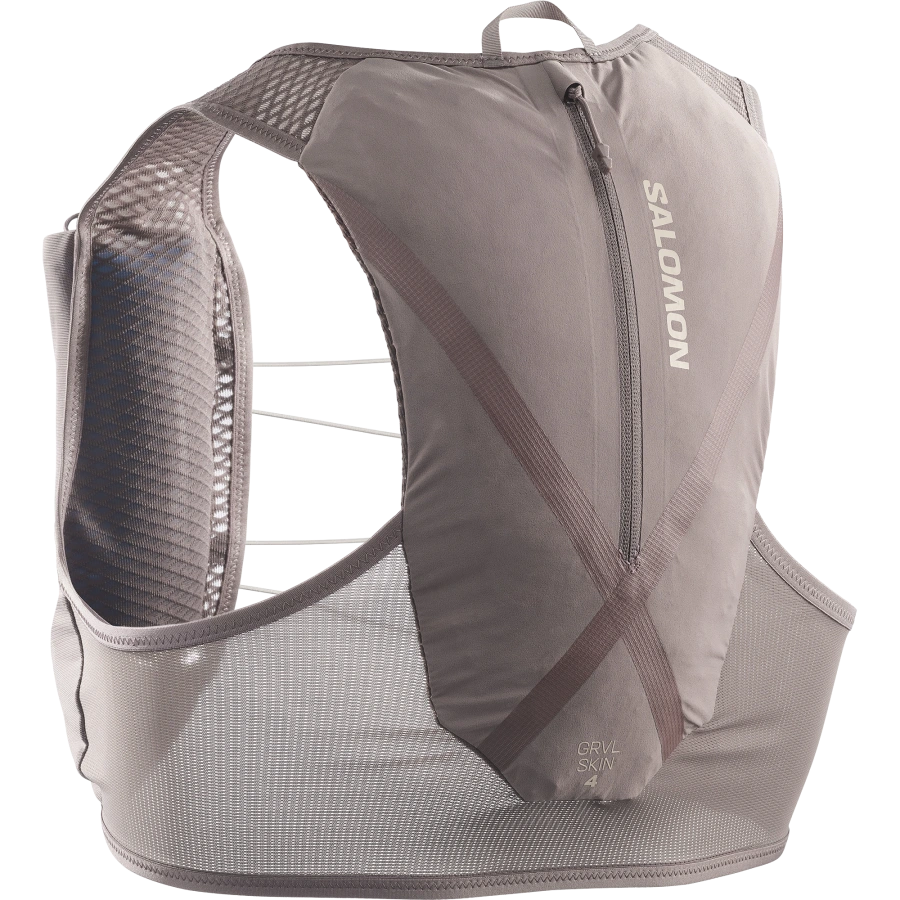 Bežecký batoh Salomon GRAVEL SKIN 4 SET IRON / SILVER CLOUD