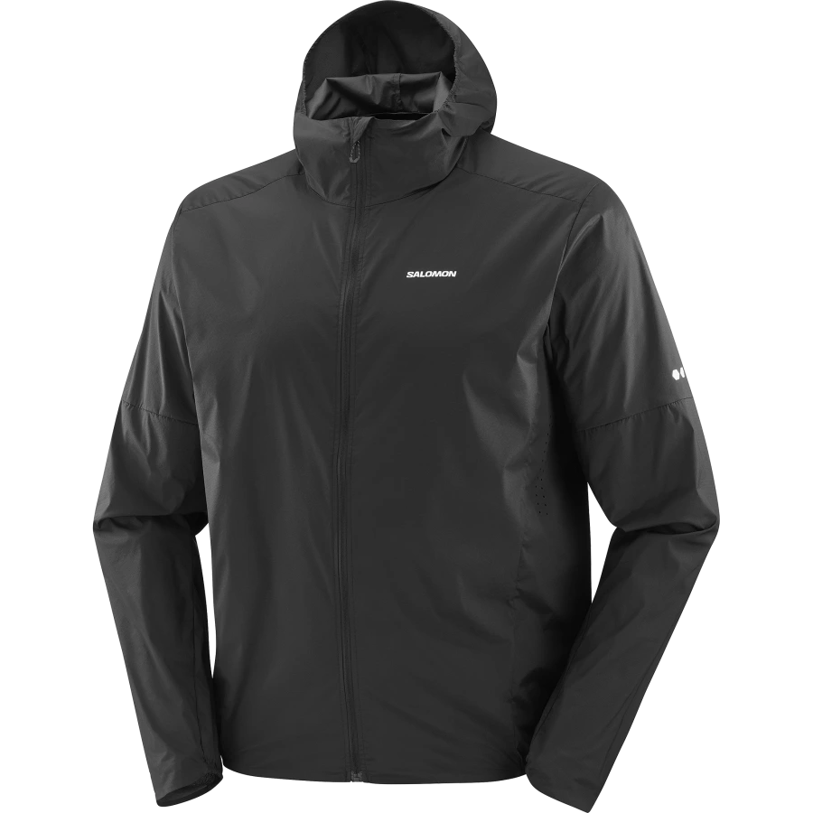Bežecká bunda Salomon SENSE AERO WIND JKT M BLACK