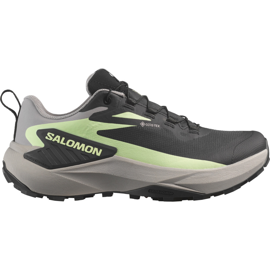 Nepremokavá dámska bežecká obuv SalomonGENESIS GTX W Black/Gull/Pating