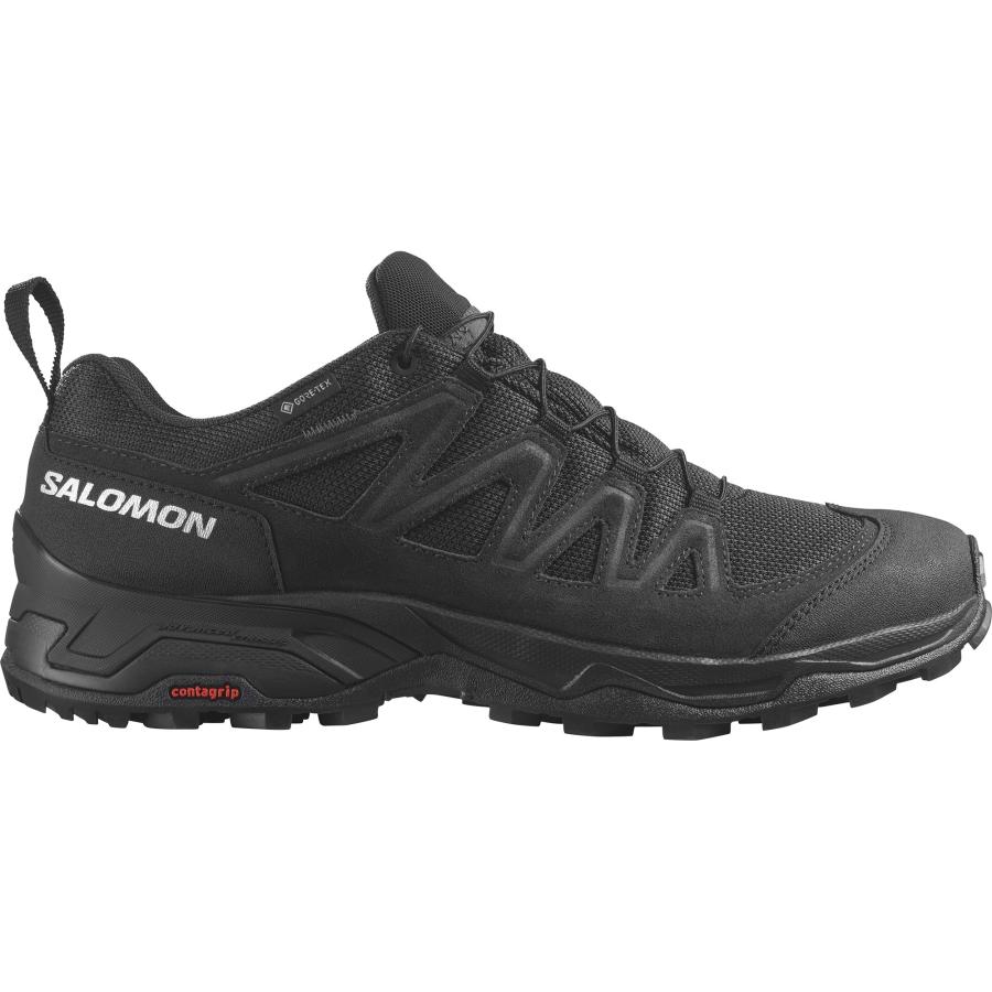 Pánska outdoorová obuv Salomon X WARD LEATHER GTX Black