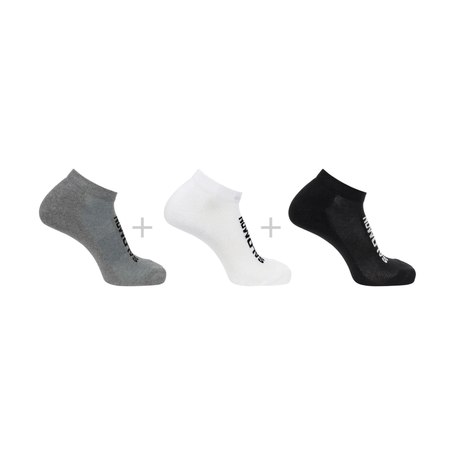 Ponožky Salomon EVERYDAY LITE LOW 3-PACK white/black/shadow