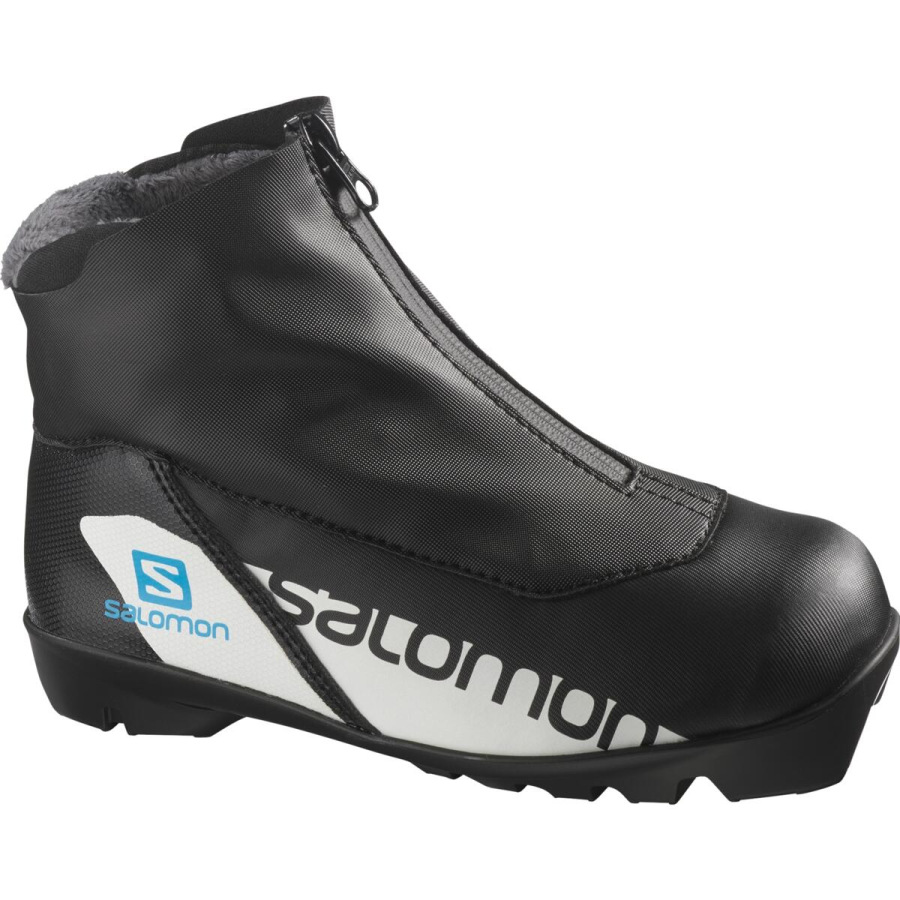 Detská bežkárska obuv Salomon RC JR BLACK/BLUE
