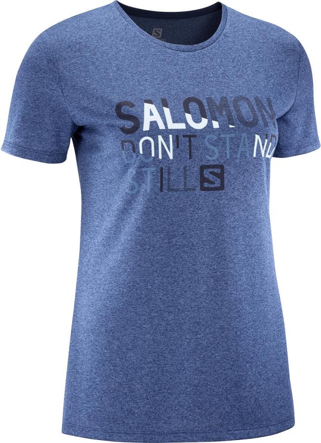Dámske tričko Salomon COMET CLASSIC SS TEE W Heather / Martini Olive