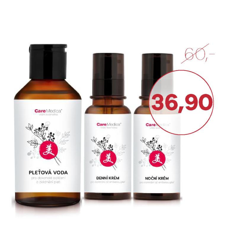 Sada 3 produktov starostlivosti o normálnu a zmiešanú pleť ! AKCIA ! I CareMedica®