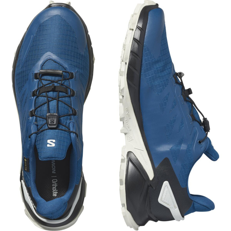 Pánska bežecká obuv Salomon SUPERCROSS 4 GTX Poseid/Black/LunRo 5