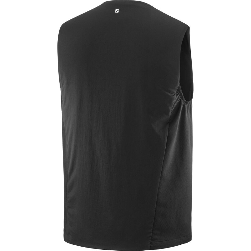 Bežecká vesta Salomon MNTAIN FLEX HYB VST M Deep Black 1