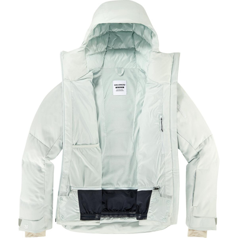 Dámska bunda SALOMON ALPENFLOW DOWN JACKET W MISTY BLUE 4