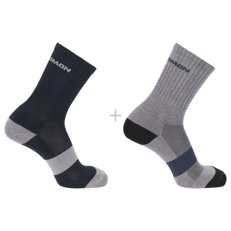Ponožky Salomon EVASION CREW 2-PACK Blue Nights