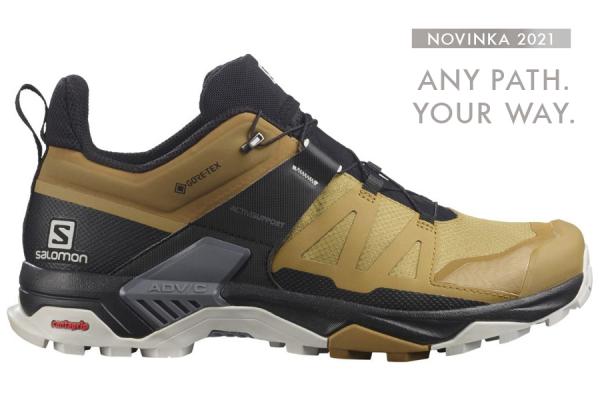 Pánska outdoorová obuv Salomon X ULTRA 4 GTX Cumin / Black / Lunar Rock