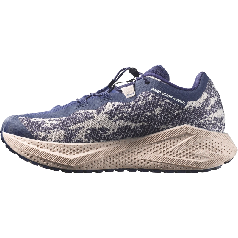 Pánska univerzálna bežecká obuv Salomon AERO GLIDE 4 GRVL Maritime Blue / Silver Cloud 4