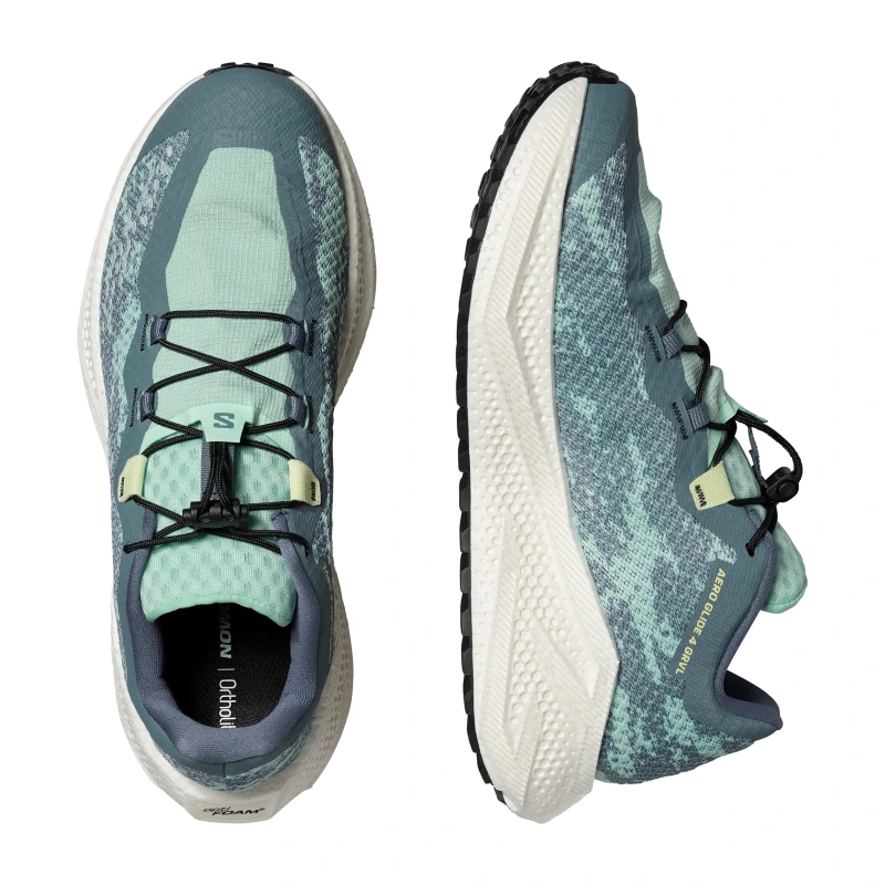 Pánska univerzálna bežecká obuv Salomon AERO GLIDE 4 GRVL Stormy Weather/Lichen 1