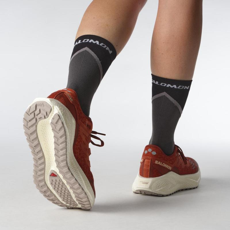 Dámska univerzálna bežecká obuv Salomon AERO GLIDE 3 GRVL W Burnt Ochre / Van 7