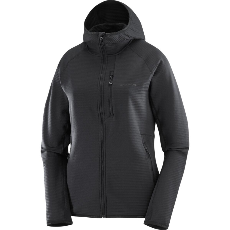 Dámska stredná vrstva Salomon SNTIAL LIGHTWARM HD W deep black