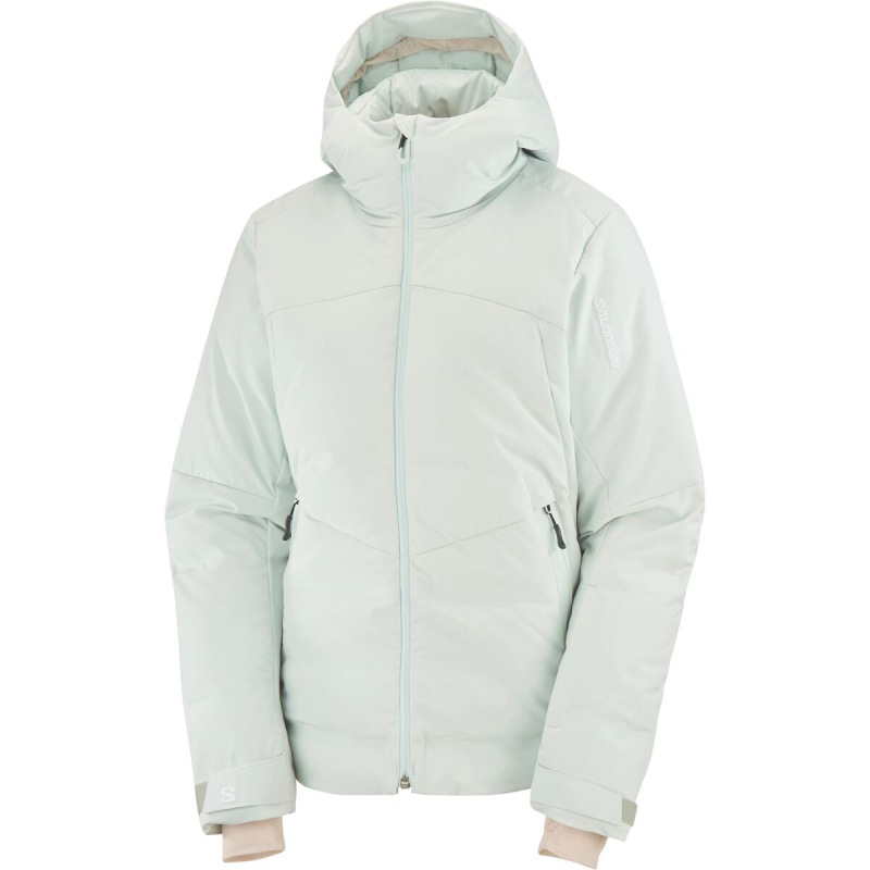 Dámska bunda SALOMON ALPENFLOW DOWN JACKET W MISTY BLUE
