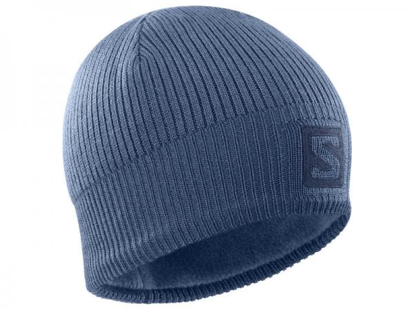 Čiapka Salomon LOGO BEANIE Dark Denim
