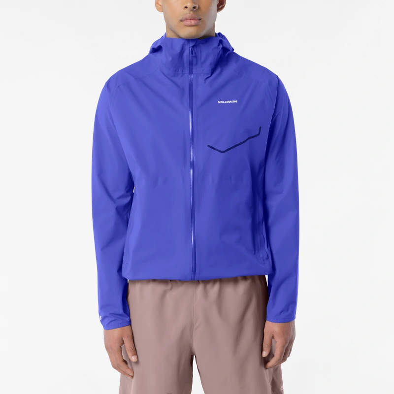 Bežecká bunda Salomon BONATTI WATERPROOF JKT M clematis blue 1