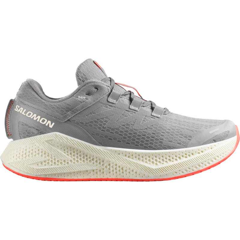 Cestná bežecká obuv Salomon AERO GLIDE 3 Alloy / Vanila / Neon