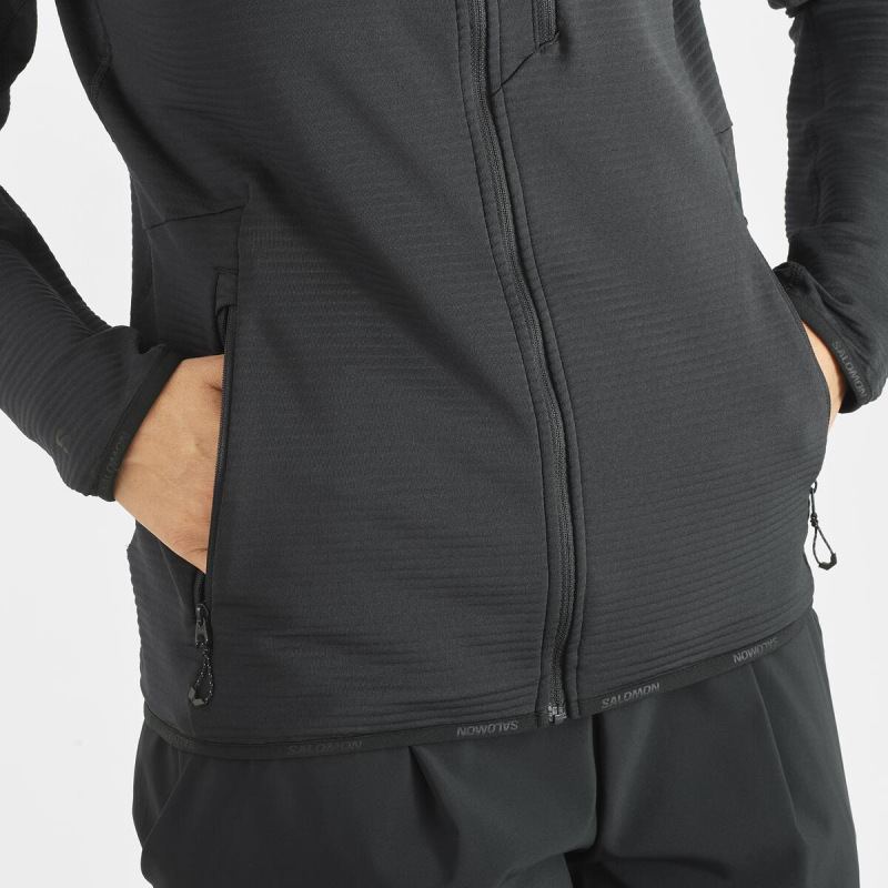 Dámska stredná vrstva Salomon SNTIAL LIGHTWARM HD W deep black 3