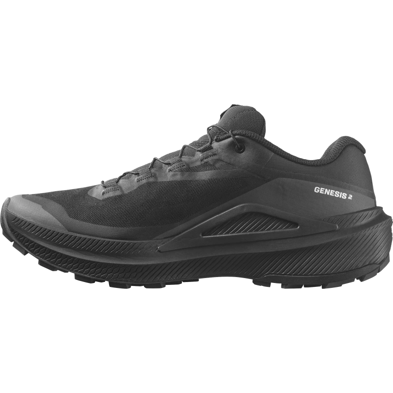Nepremokavá pánska bežecká obuv Salomon GENESIS 2 GTX Black / Black 4