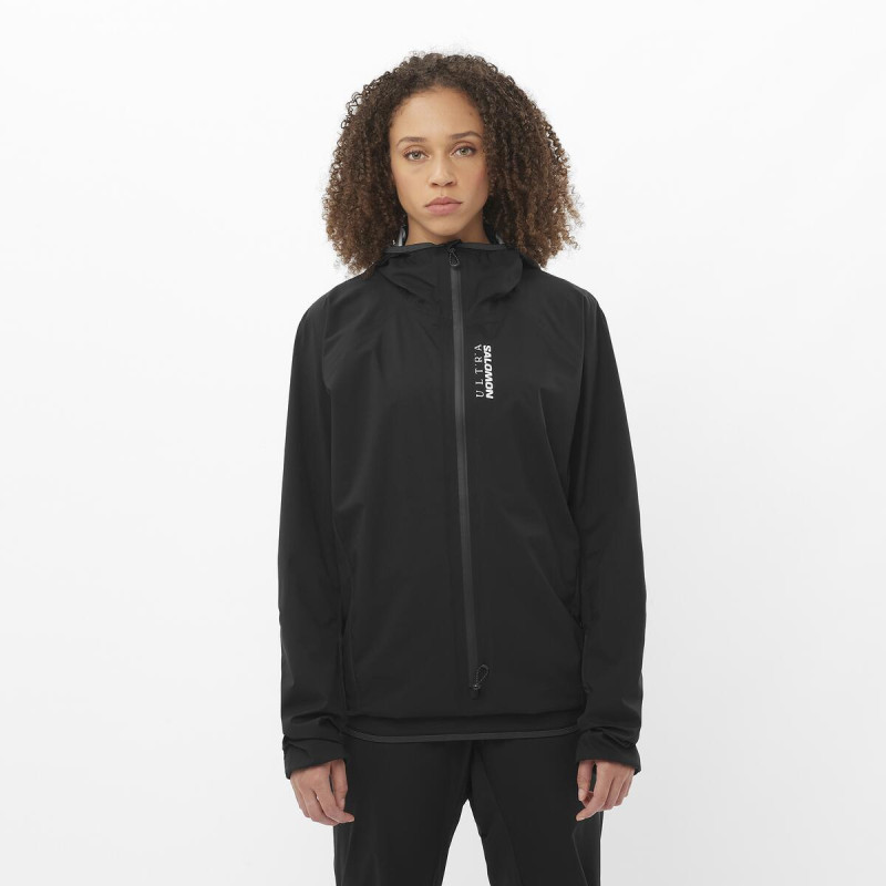 Univerzálna bežecká bunda Salomon S/LAB ULTRA HYBRID JKT U Deep Black 7