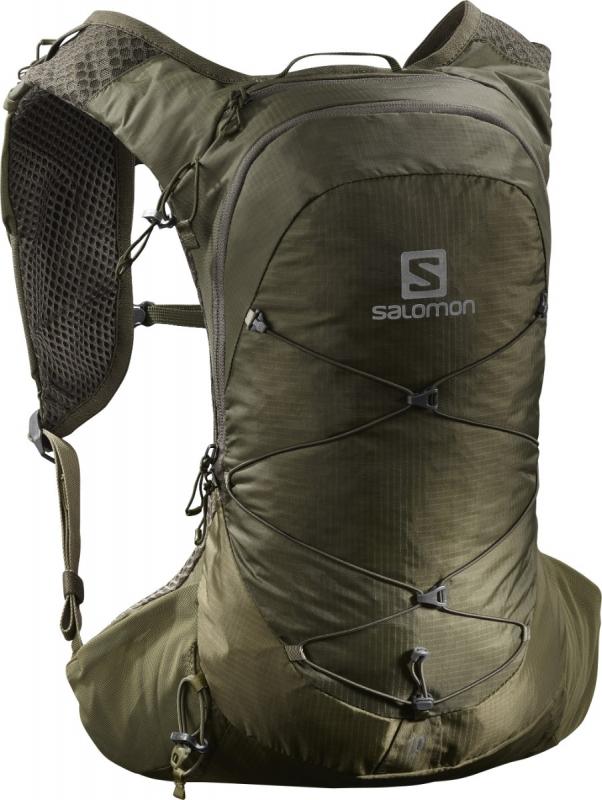 Športový batoh Salomon XT 10 Olive Night/Martini Olive