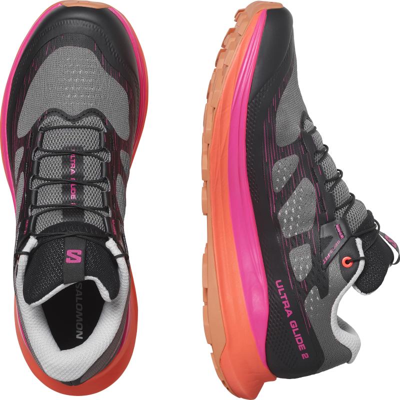 Dámska bežecká obuv Salomon ULTRA GLIDE 2 W Plum Kitten / Black / Pink Glo