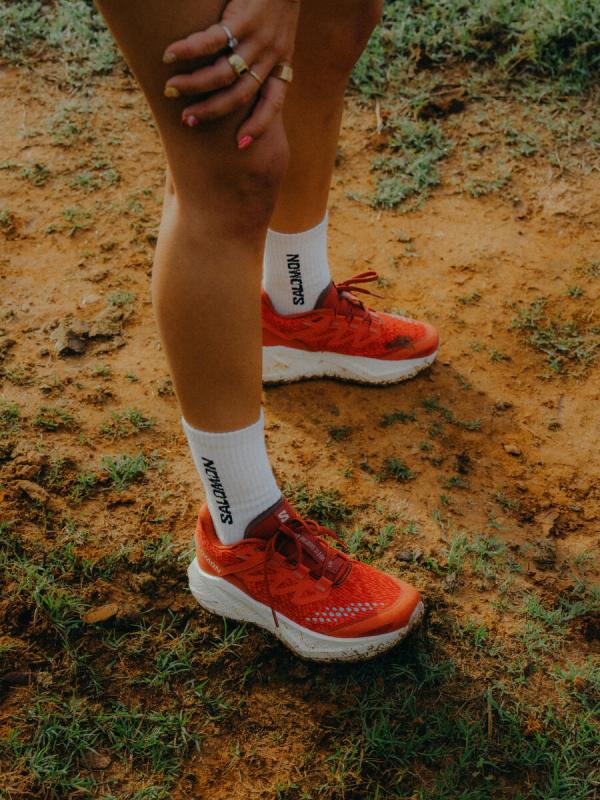 Dámska univerzálna bežecká obuv Salomon AERO GLIDE 3 GRVL W Burnt Ochre / Van 9