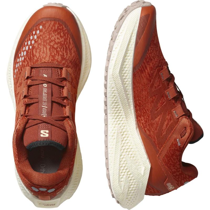 Dámska univerzálna bežecká obuv Salomon AERO GLIDE 3 GRVL W Burnt Ochre / Van 5