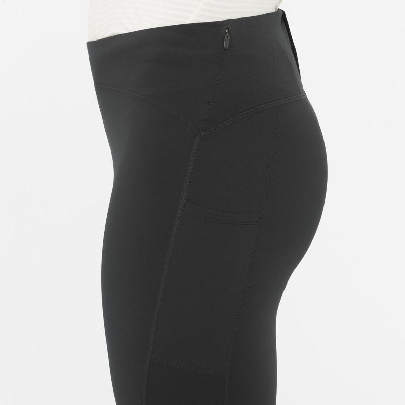 Dámske zateplené nohavice Salomon SHKout CORE WARM TIGHTS W Deep Black 2