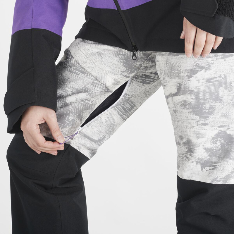 Oteplovačky BASHLEY PUFF PANT W AO/DEEP BLACK 3