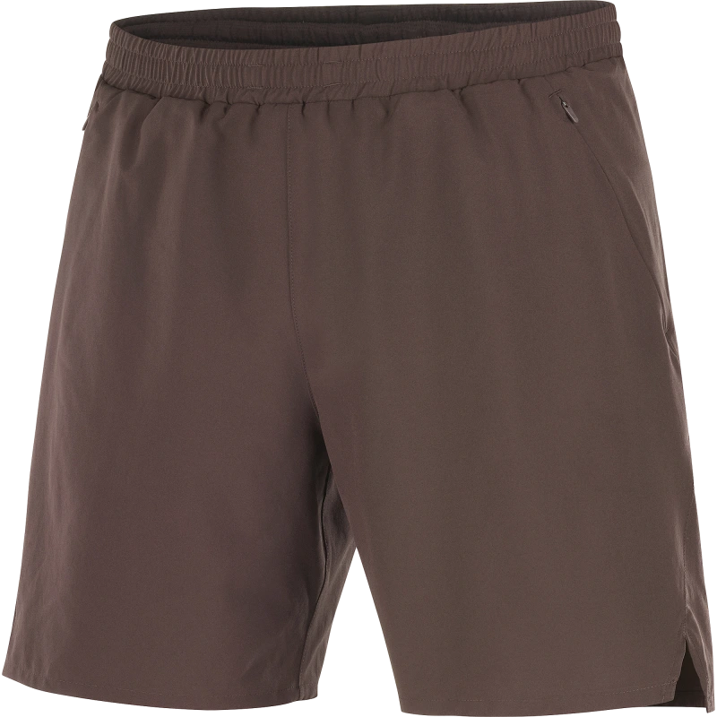 Bežecké nohavice Salomon SHKout C 2IN1 SHTS 7'' M Coffee Bean