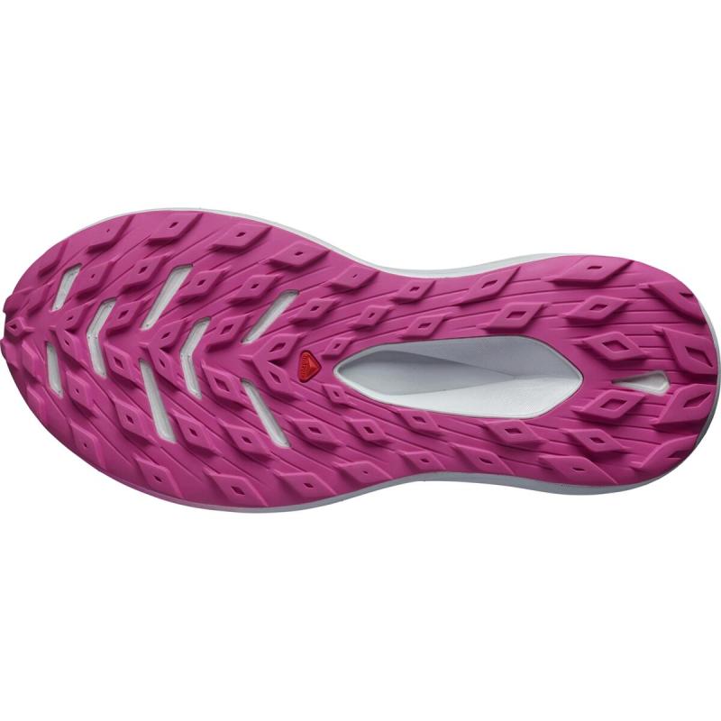 Dámska bežecká obuv Salomon GLIDE MAX TR W Quarry/Il Blu/Pink G