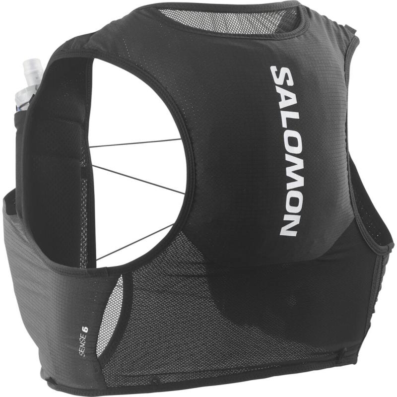 Bežecká vesta Salomon SENSE PRO 6 SET Black