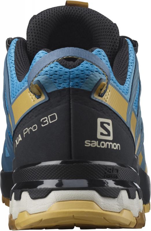 Pánska trailová obuv SALOMON XA PRO 3D v8 Barrier Reef / Fall Leaf / Bronze Brown